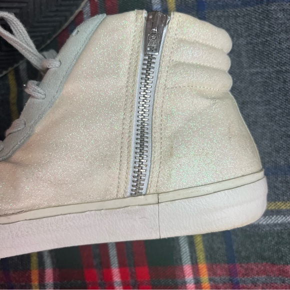 Golden Goose Gray Glitter Slide High Top Sneakers 40(9) - Picture 10 of 12
